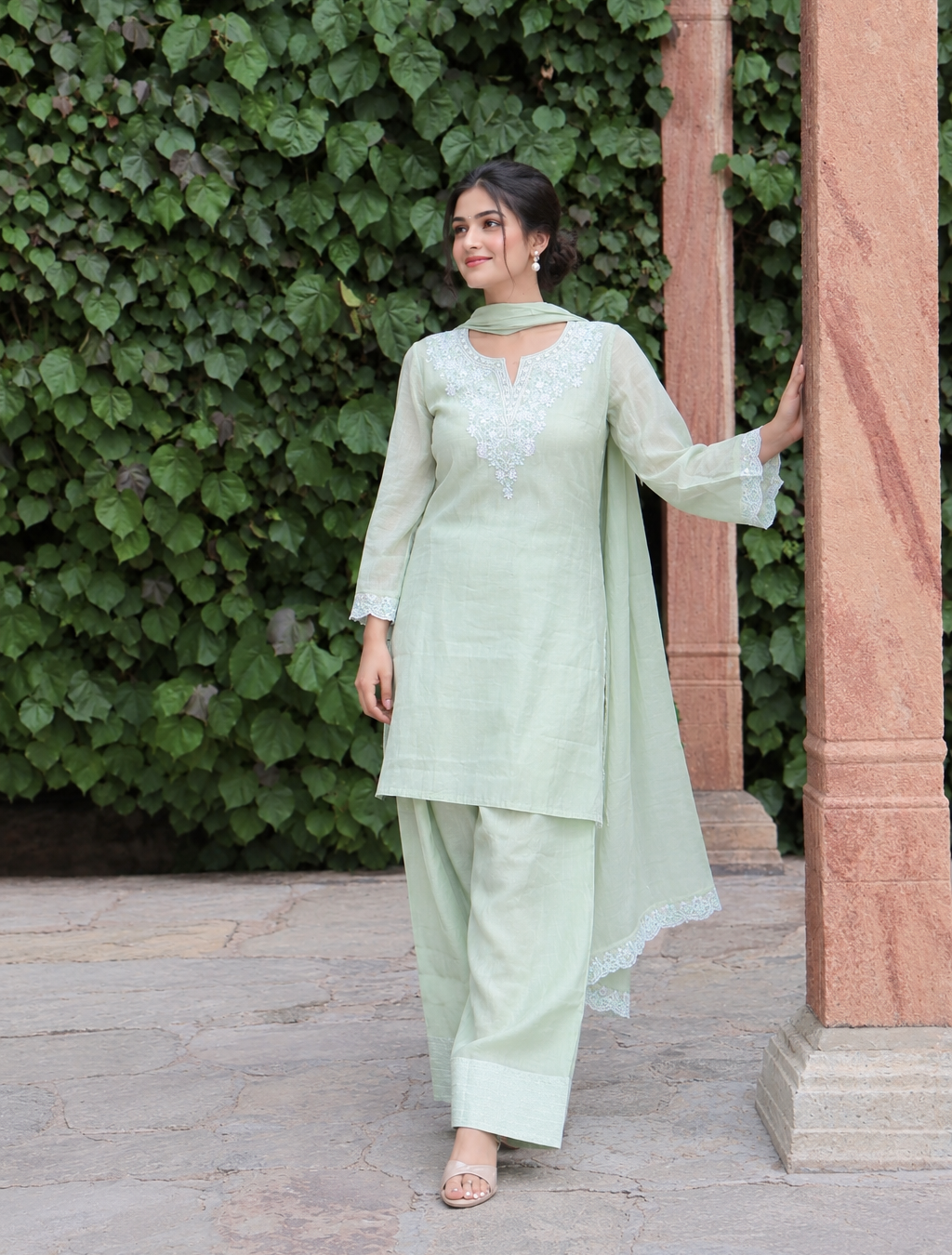 PASTEL PISTA GREEN SUIT