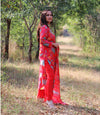 RED MUSLIN SET