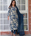 BLUE ANGRAKHA COTTON SET