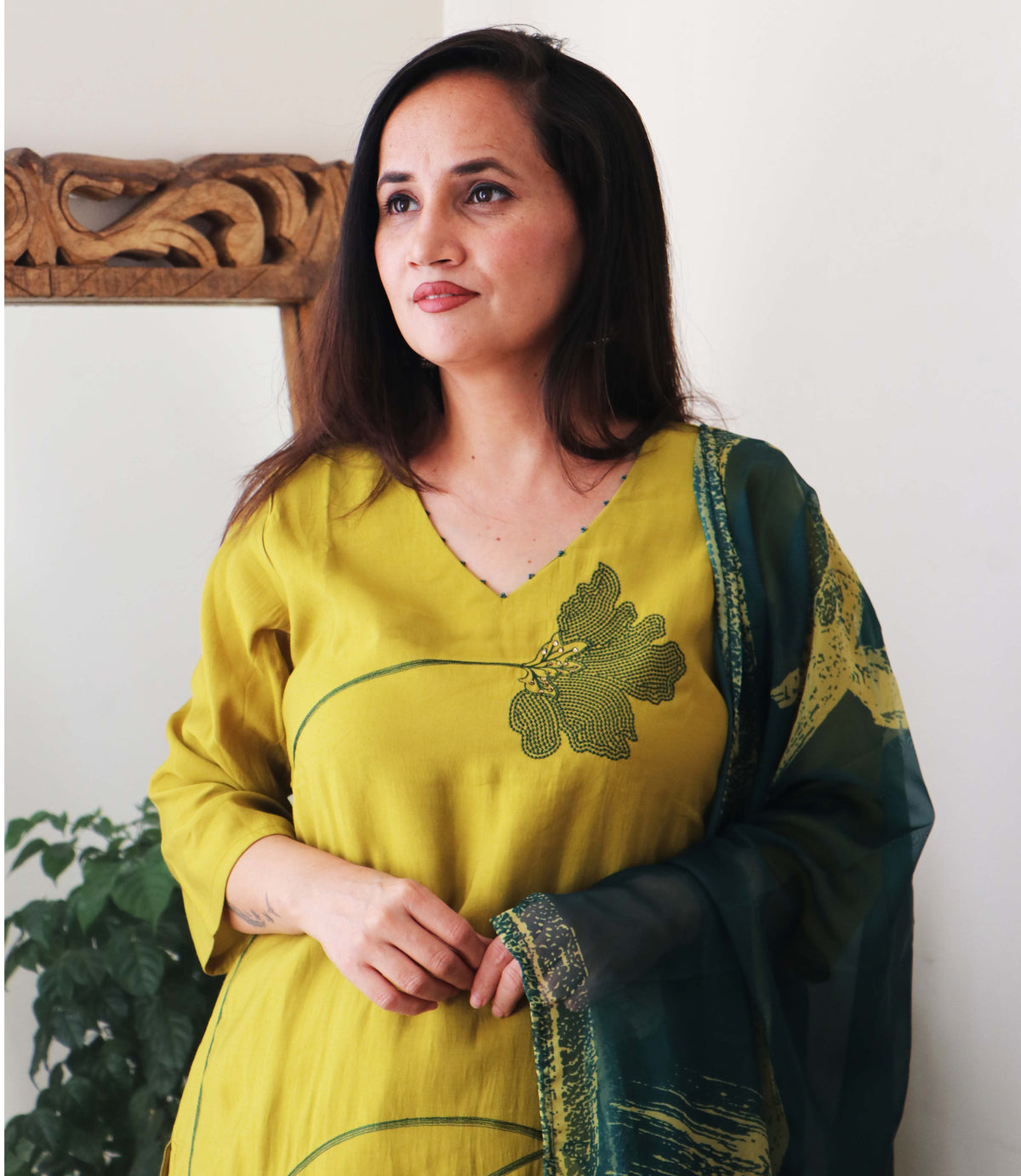 OCHRE GREEN YELLOW SET