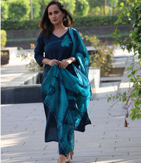 BLUE FLORA SET
