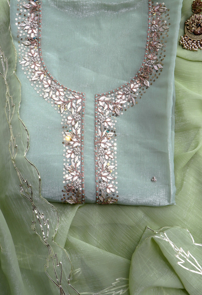 DUAL TONE GLASS TISSUE SET