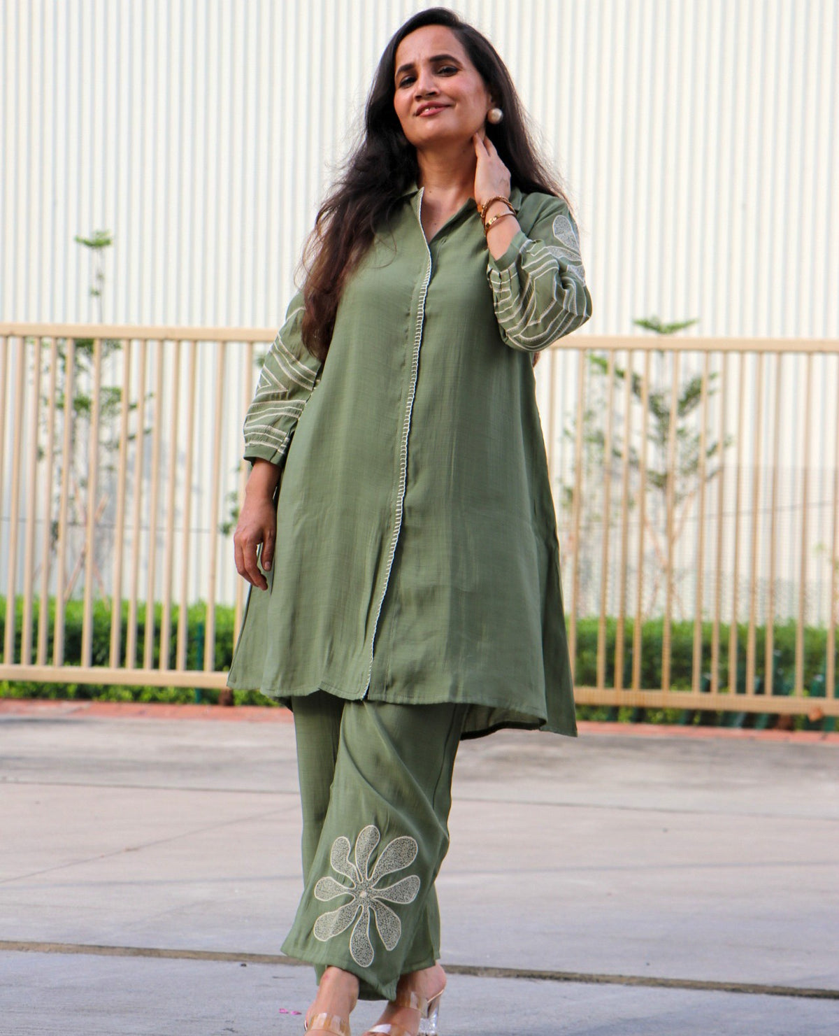 OLIVE CO-ORD SET