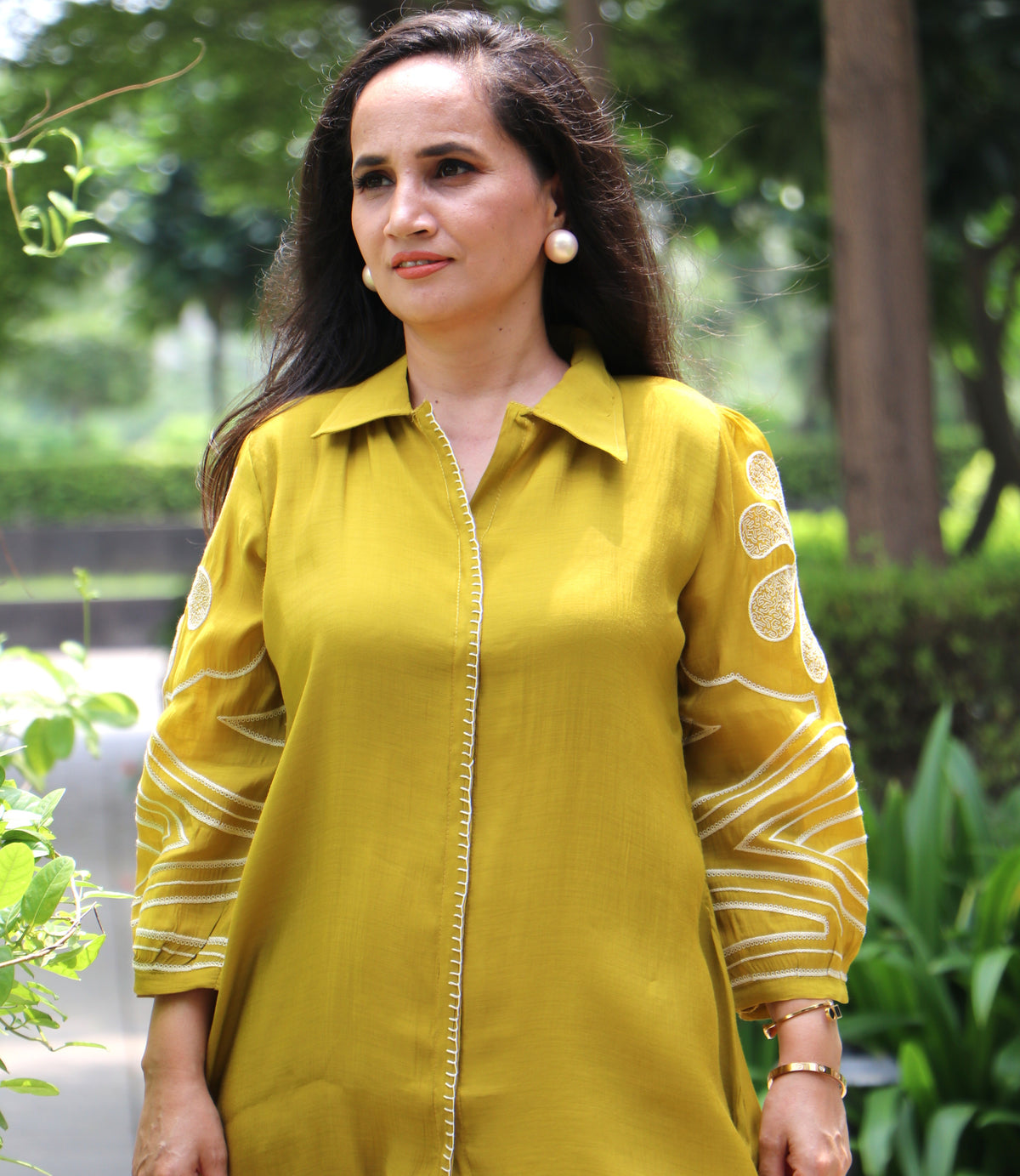 MUSTARD FLORAL CO-ORD SET