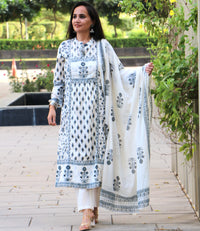 CREAM MUL COTTON SET