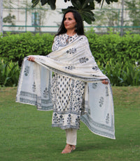 CREAM MUL COTTON SET