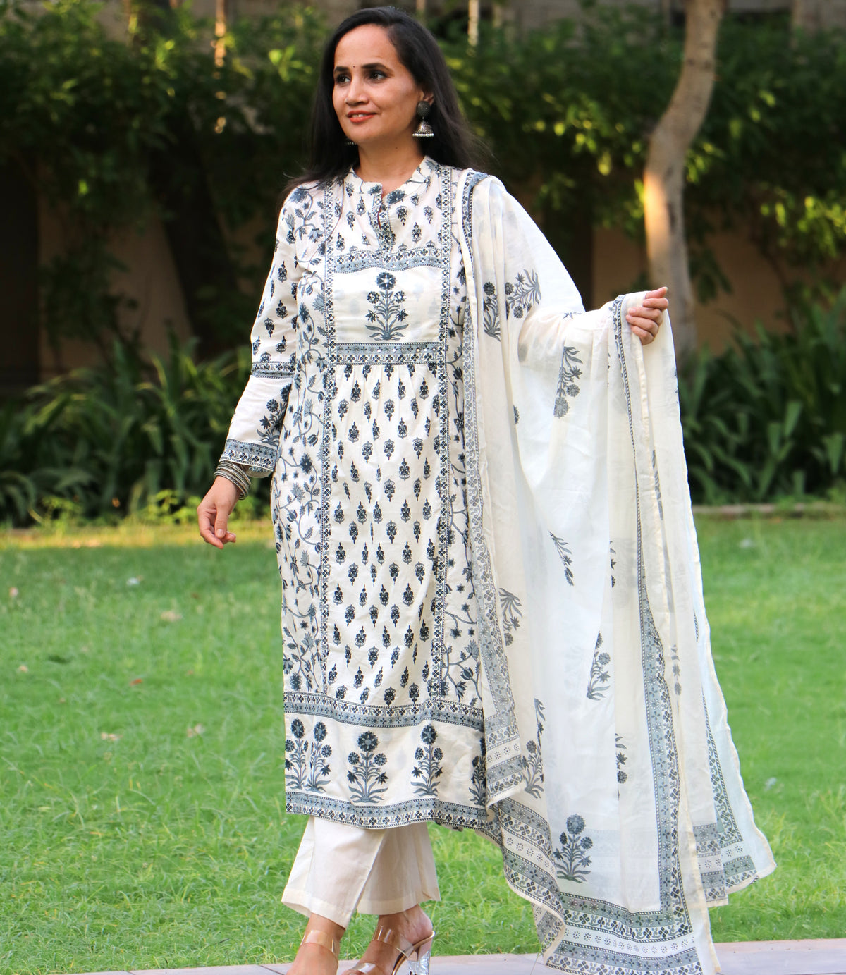 CREAM MUL COTTON SET