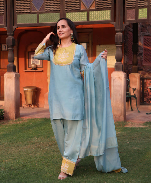 TEAL FARSHI SET