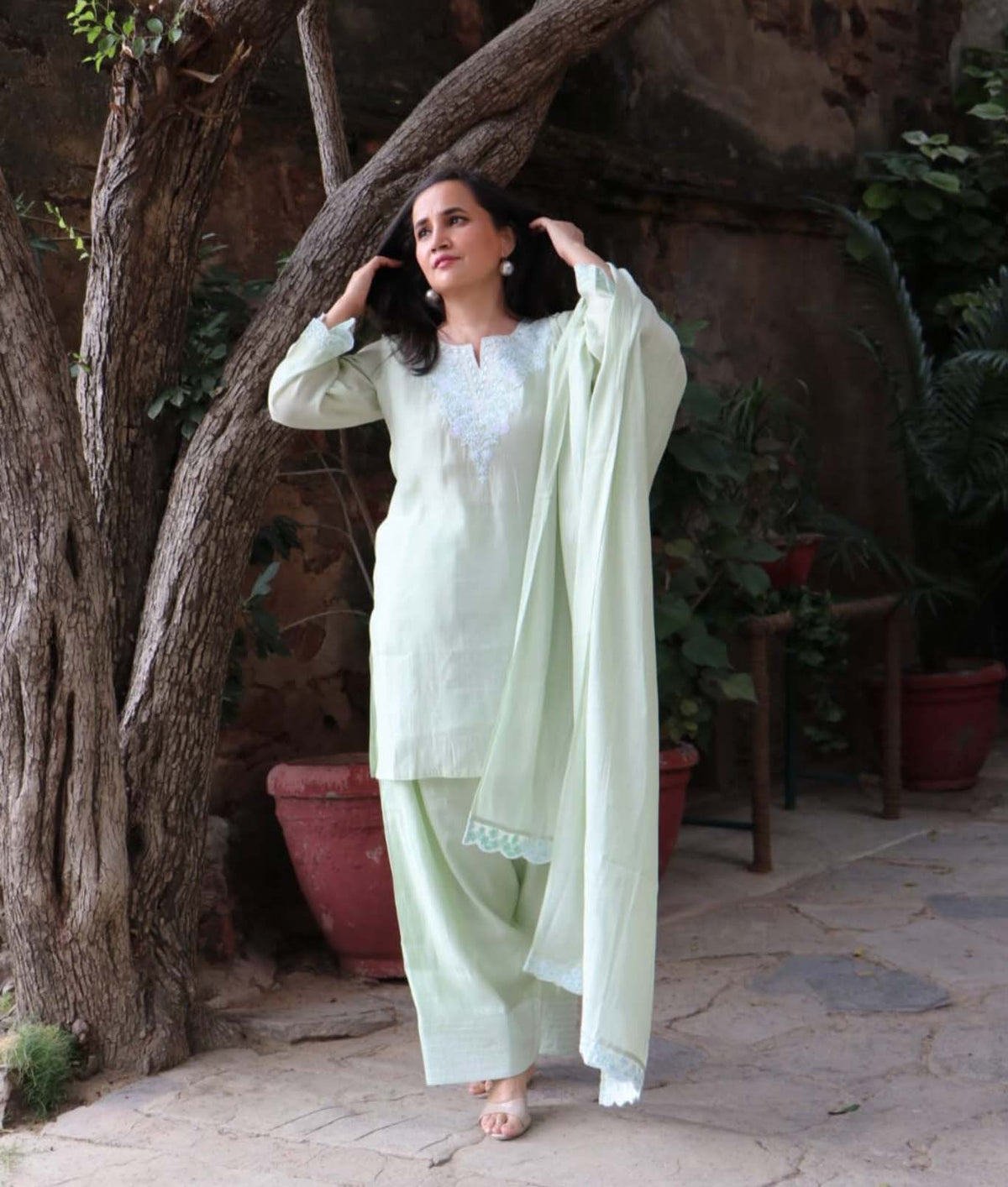 PASTEL PISTA GREEN SUIT