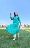 TEAL MUSLIN KURTA