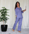 COTTON POLKA DOT PYJAMA TOP NIGHTSUIT SET