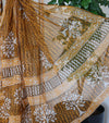 OCHRE COTTON SET WITH KOTA DORIYA DUPATTA